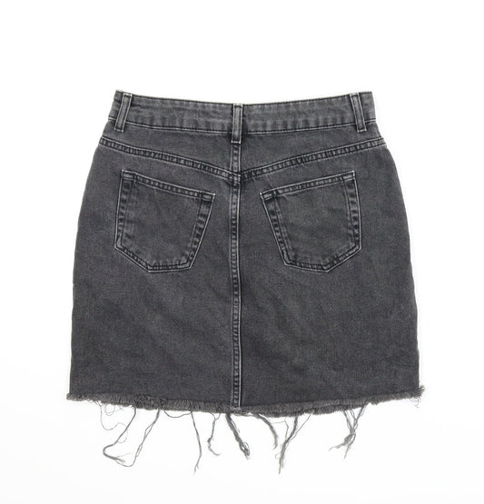 Womens UK Size 8 Topshop A-Line Denim Skirt