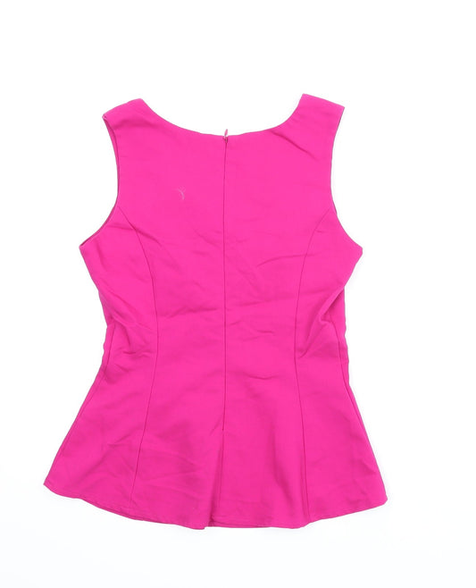 Papaya Womens Pink Basic Blouse Size 10