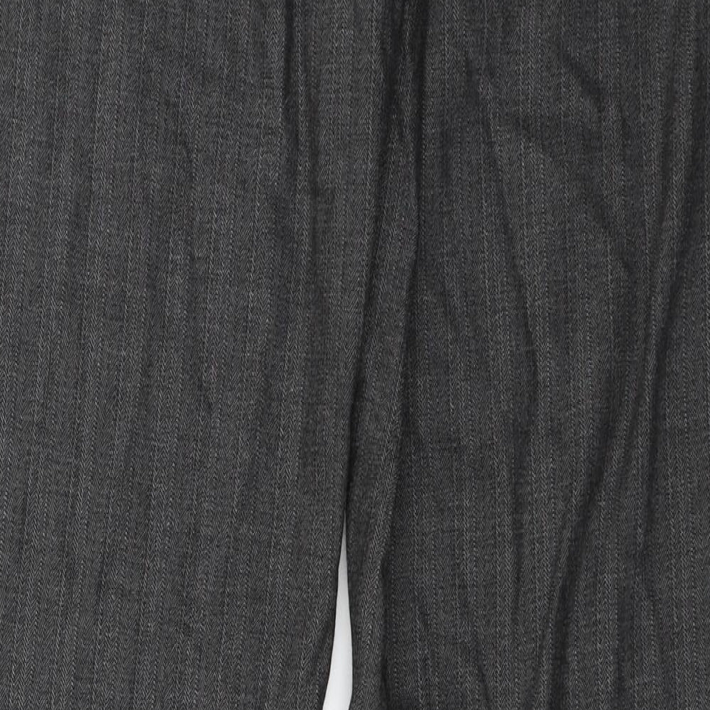 Womens UK Size 12 NEXT Regular Fit Grey Trousers