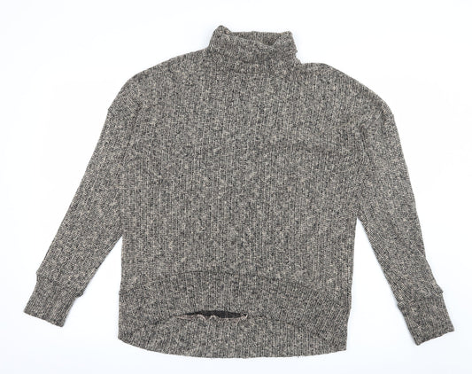 Topshop Womens Brown Knit Pullover Jumper Size 10