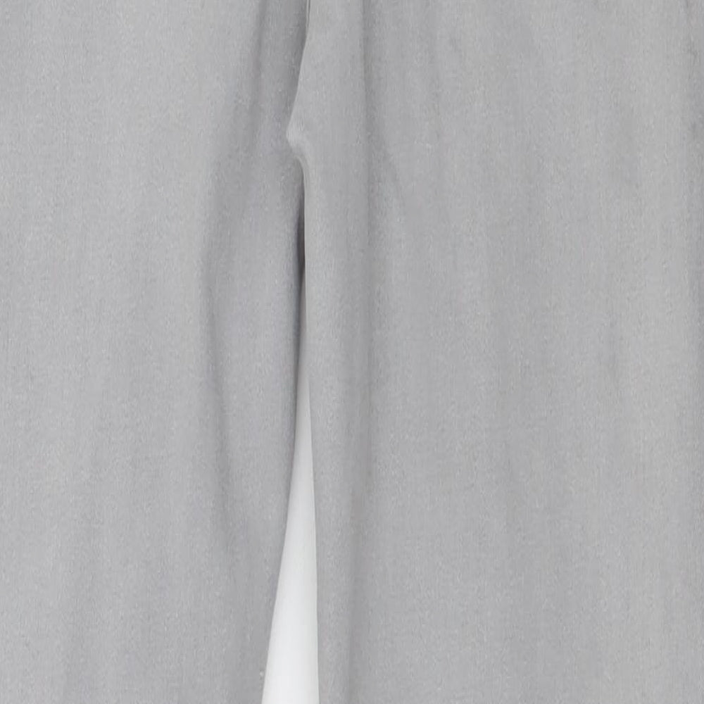 Denim & Co. Womens Grey Denim Skinny Jeans Size 12 L28 in