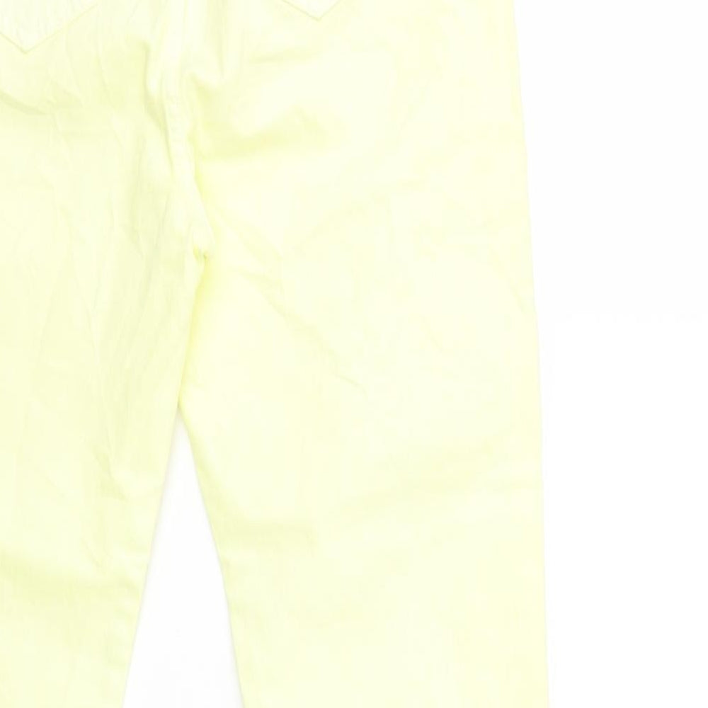 Womens UK Size 10 Preworn Regular Fit Skinny Pink Jeans
