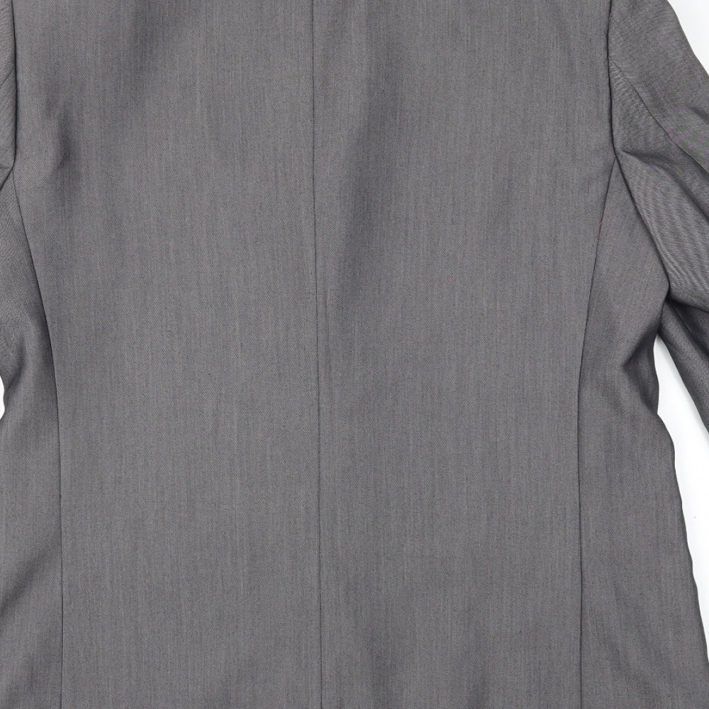 Aspen & Court Mens Grey Jacket Suit Jacket Size 42