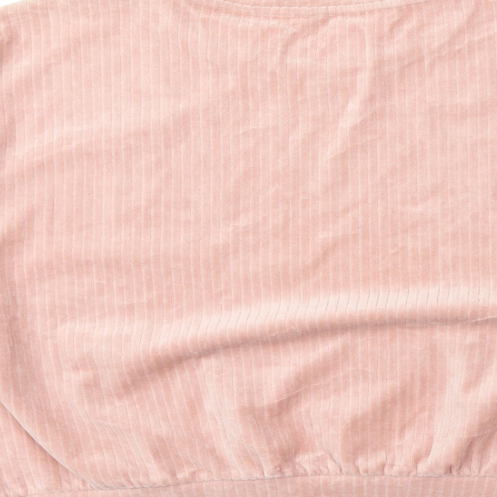 H&M Womens Pink Pullover Sweatshirt Size L