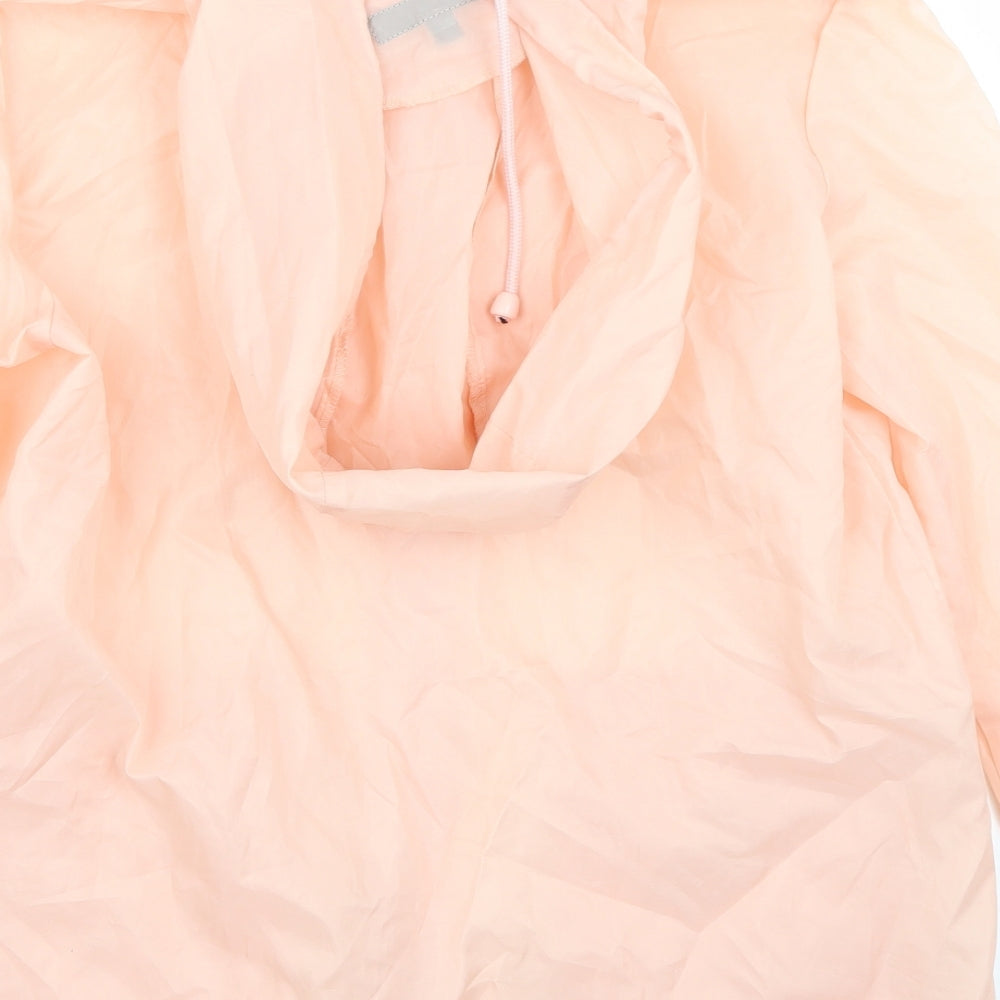 Missguided Womens Orange Jacket Coat Size 8