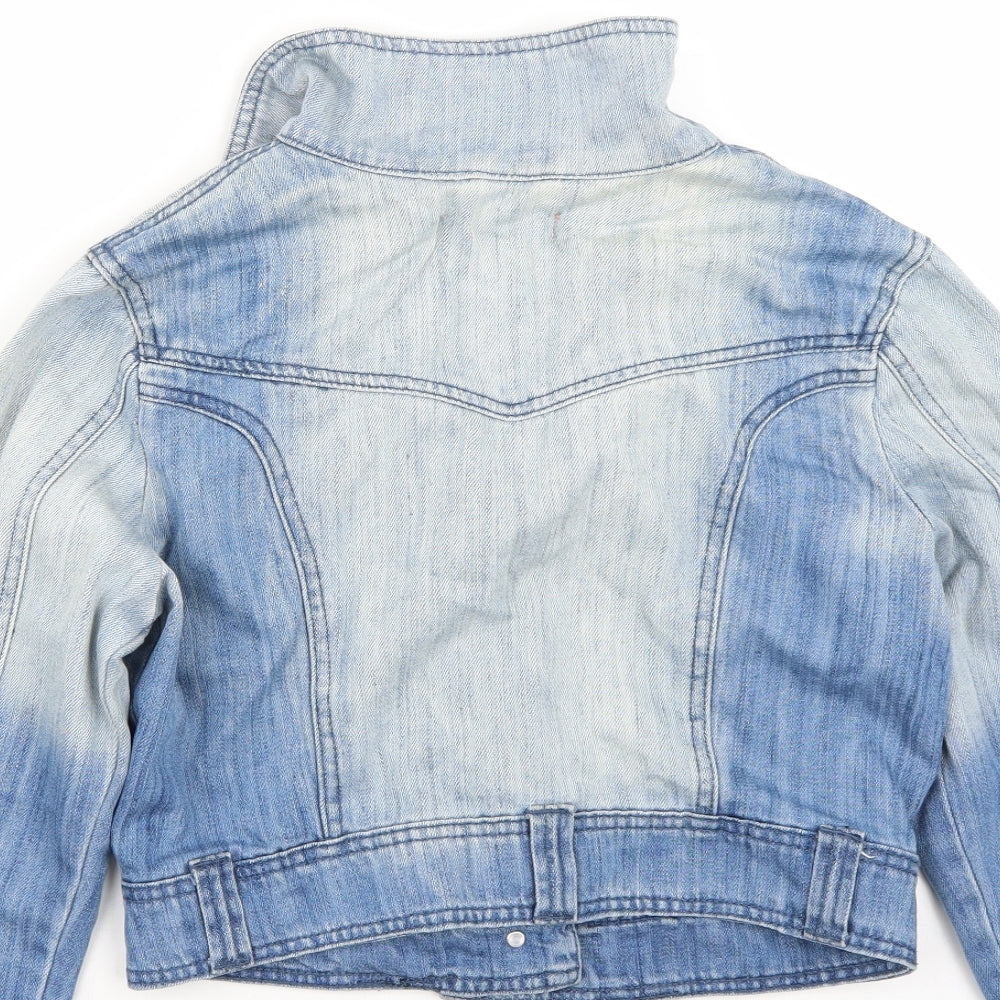 Newlook Womens Blue Jacket Coat Size 12