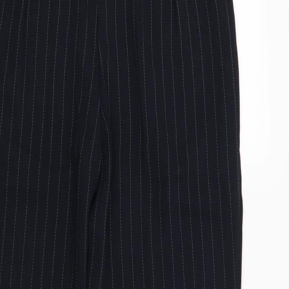 Womens UK Size 14 Marks and Spencer Regular Fit Blue Trousers