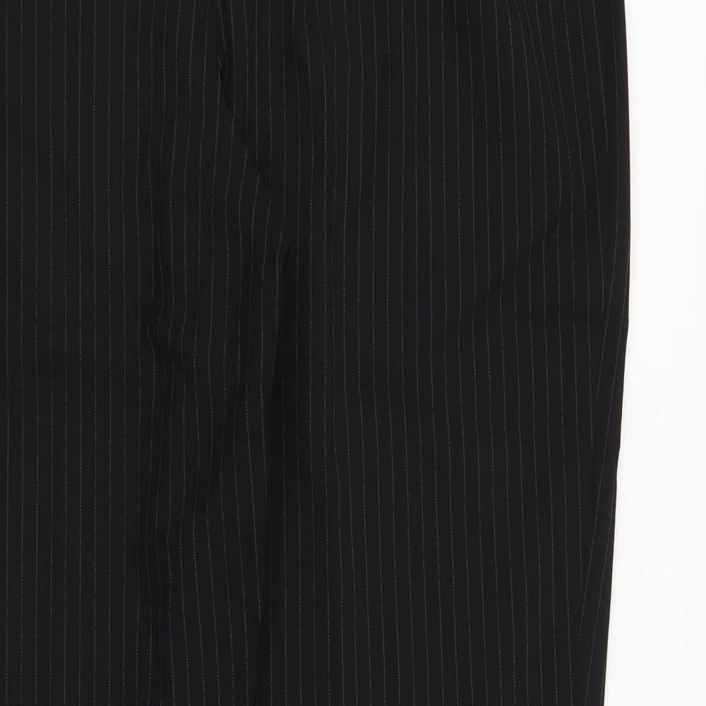 Womens UK Size 14 Marks and Spencer Regular Fit Black Trousers