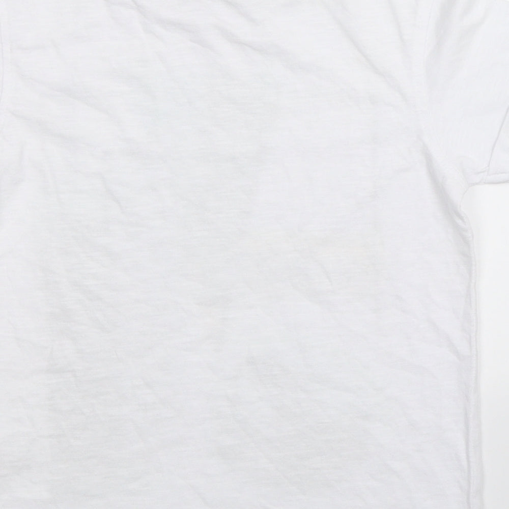 George Boys White Basic T-Shirt Size 8-9 Years