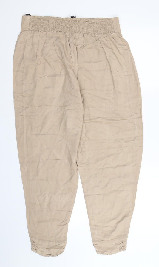 Warehouse Womens Grey Trousers Size 12 L28 in