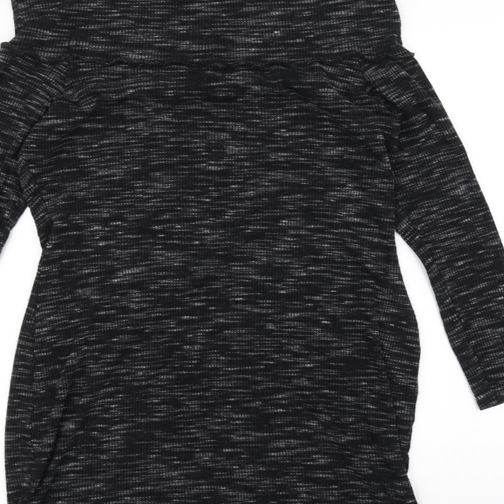 Boohoo Womens Black A-Line Size 18