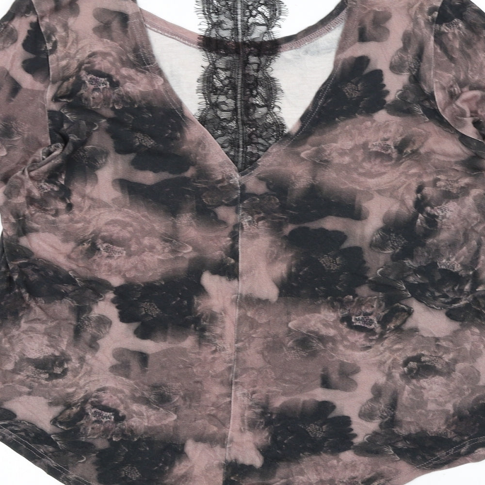 NEXT Womens Purple Basic T-Shirt Size 10