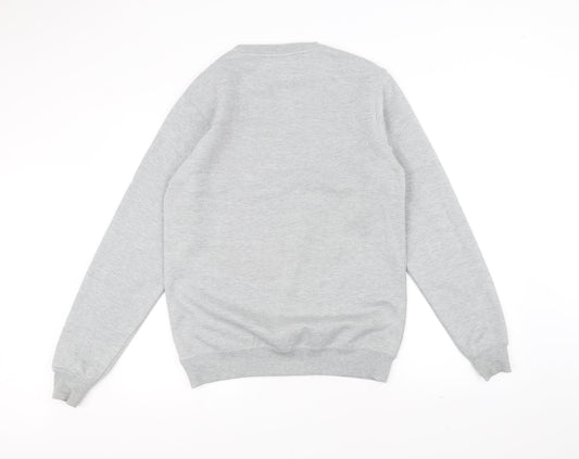 Lee Cooper Mens Grey Pullover Jumper Size S