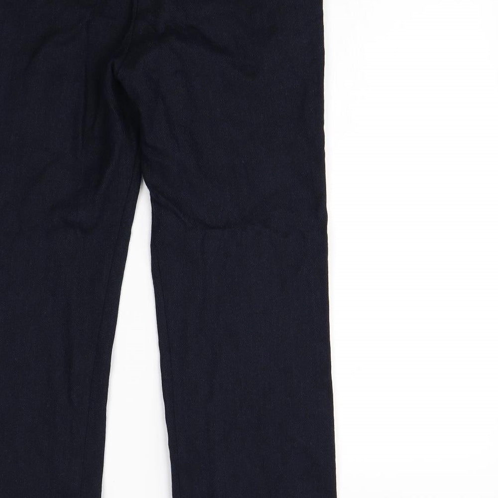 m&S Mens Blue Dress Pants Trousers Size 32 in L30 in