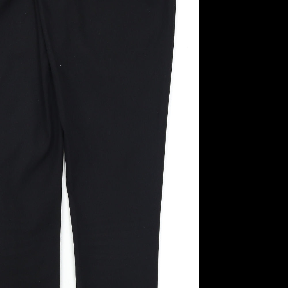 F&F Womens Black Trousers Size 14 L26 in