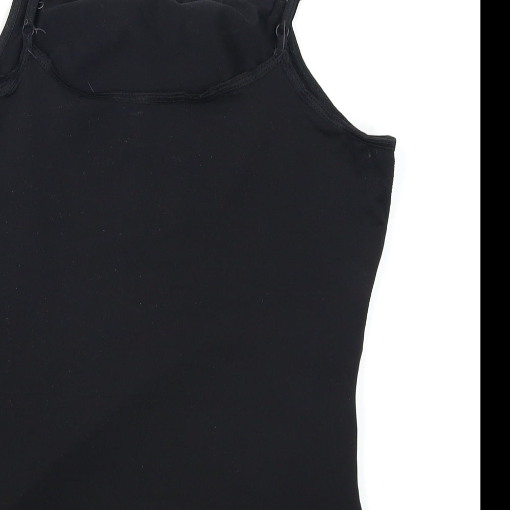 Matalan Womens Black Camisole T-Shirt Size 14