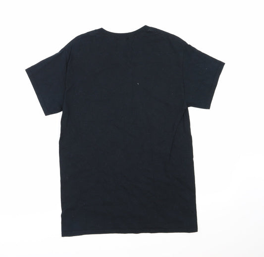 Topshop Womens Black Basic T-Shirt Size S