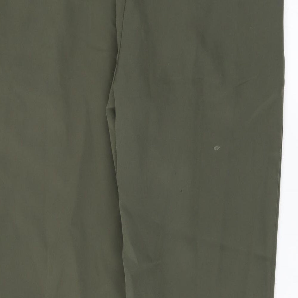 New Look Womens Green Trousers Size 8 L27 in - belted