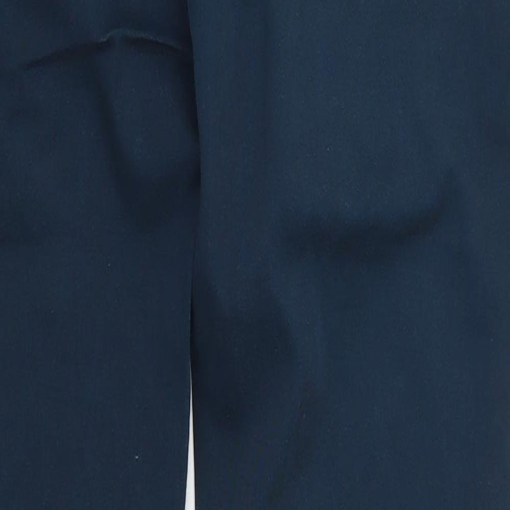 Womens UK Size 10 Denim Co Regular Fit Chino Blue Trousers