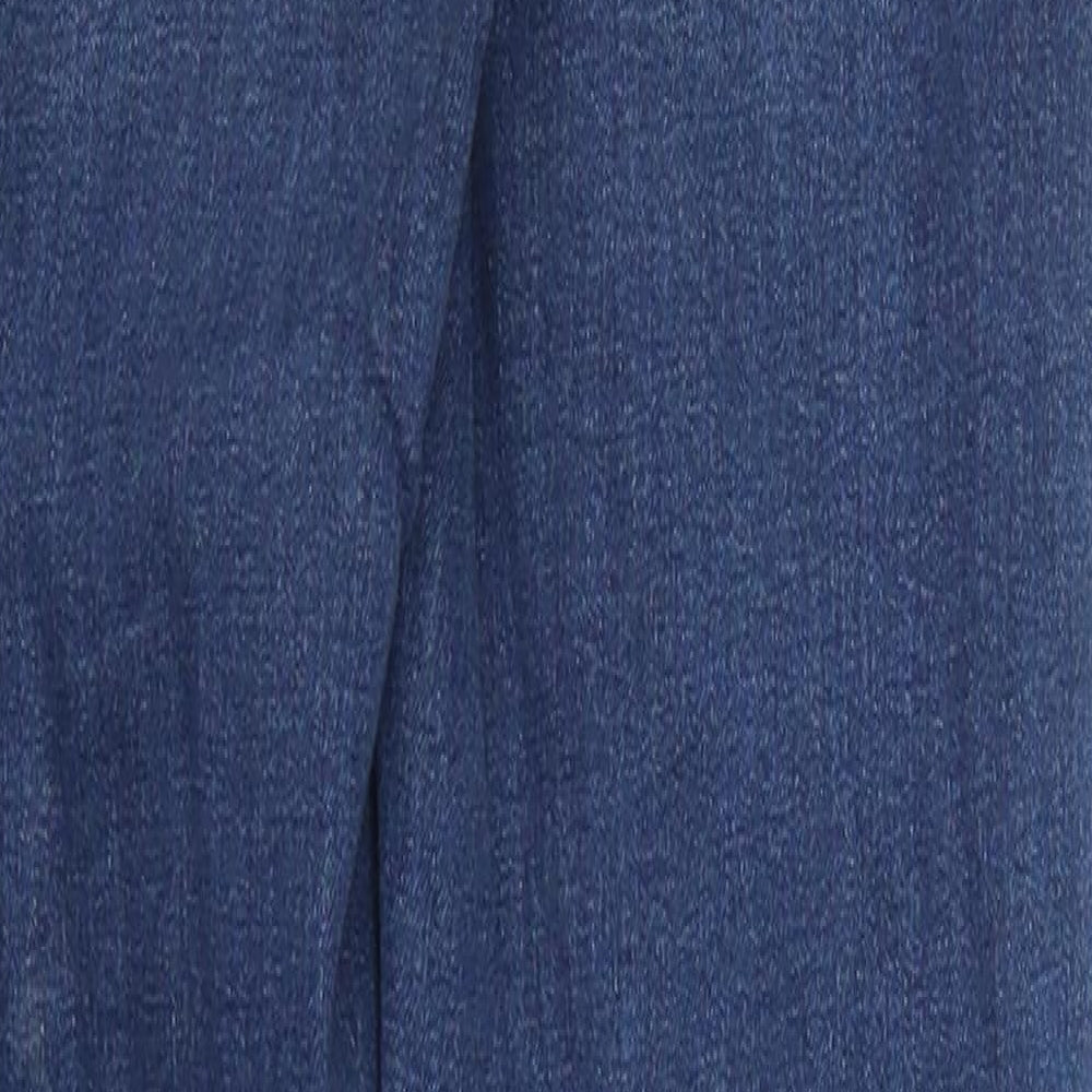 Womens UK Size 25 in Topshop Regular Fit Skinny Blue Jeans