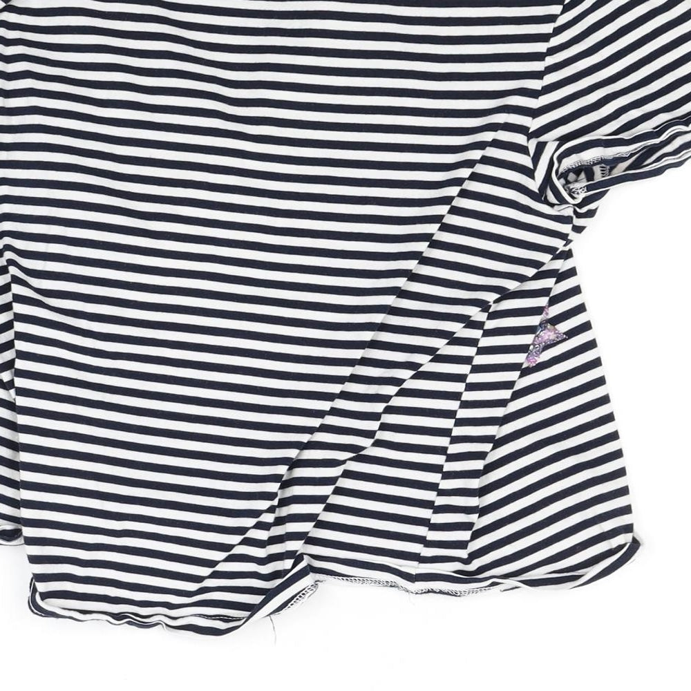 Womens UK Size S Zara White Basic T-Shirt