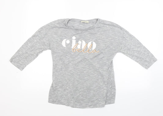 Papaya Womens Grey Knit Pullover Jumper Size 10 - Ciao Bella