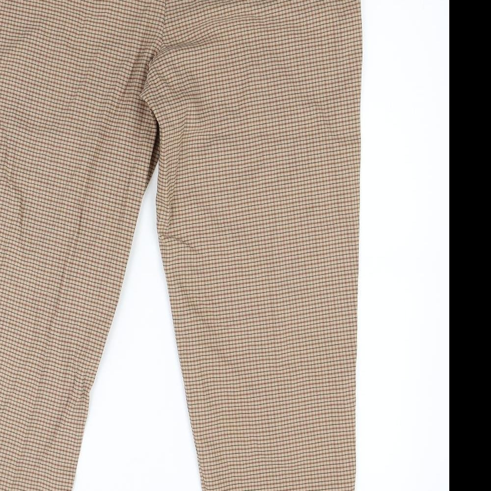 Womens UK Size 28 in Collection Regular Fit Brown Trousers