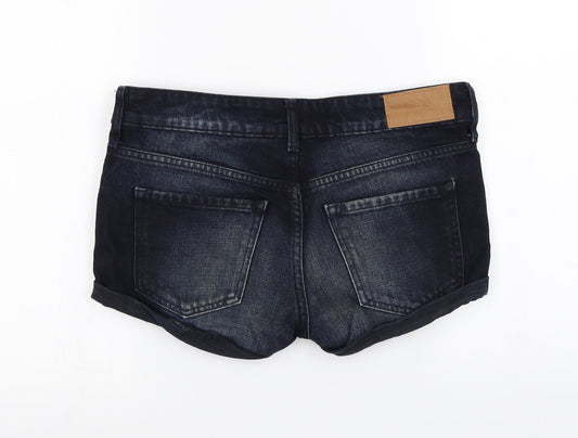 H&M  Womens Blue   Cut-Off Shorts Size 10