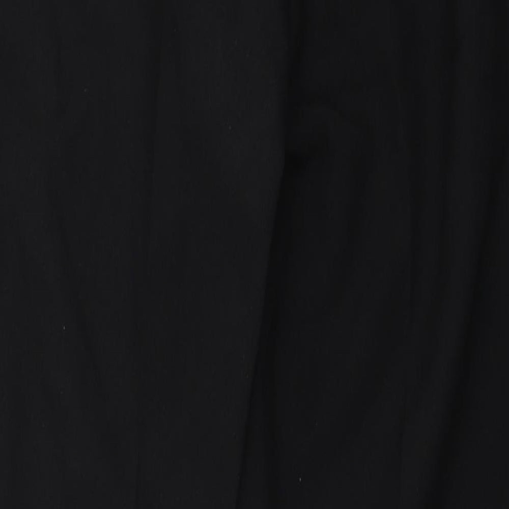 Primark Womens Black Trousers Size 10 L23 in