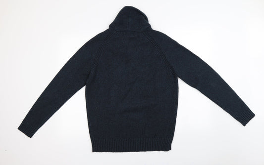 George Mens Green Henley Jumper Size S