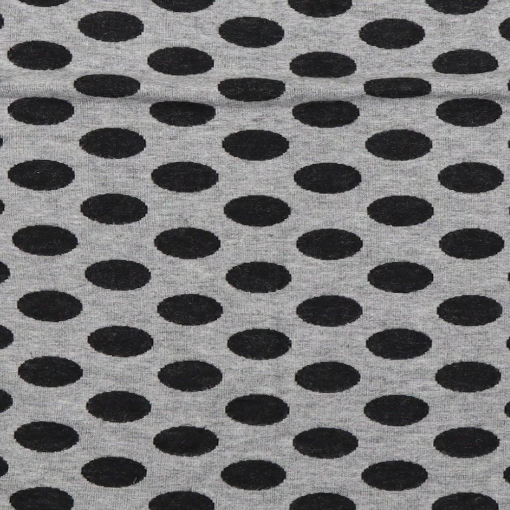Tu Womens Grey Polka Dot Pullover Jumper Size 10