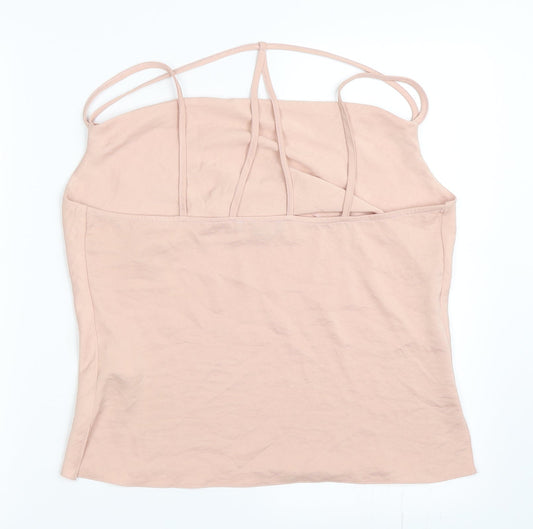 New Look Womens Pink Camisole Blouse Size 10