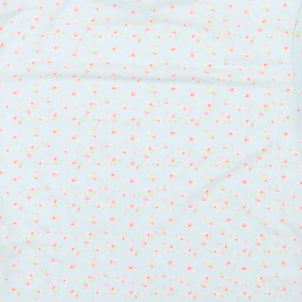 Primark Girls Blue Floral Basic Casual Size 10 Years - frill details