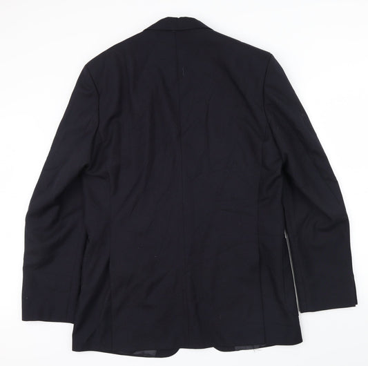 Mens UK Size VARTEKS Regular Blue Suit Jacket