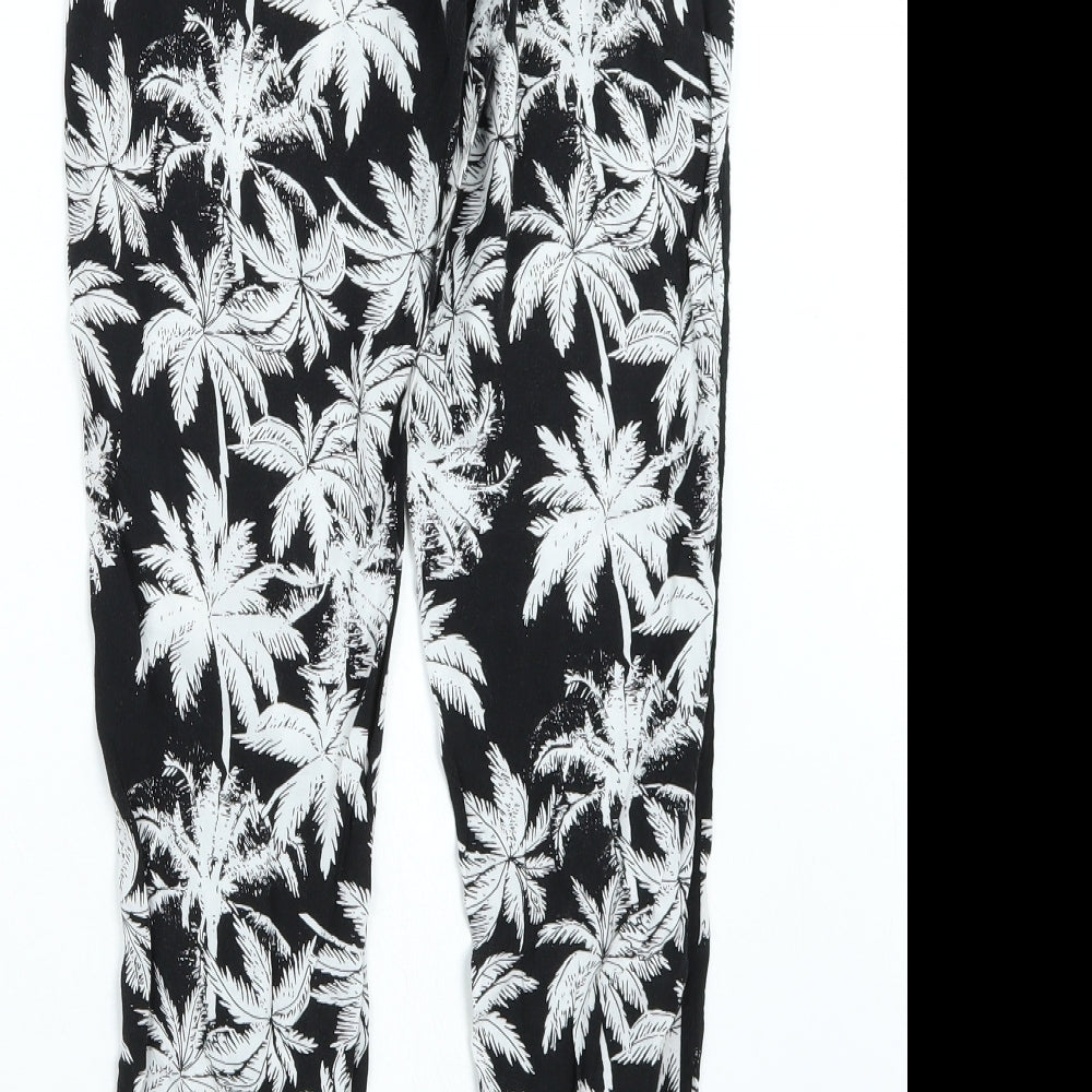 Womens UK Size 8 Select Regular Fit Black Trousers