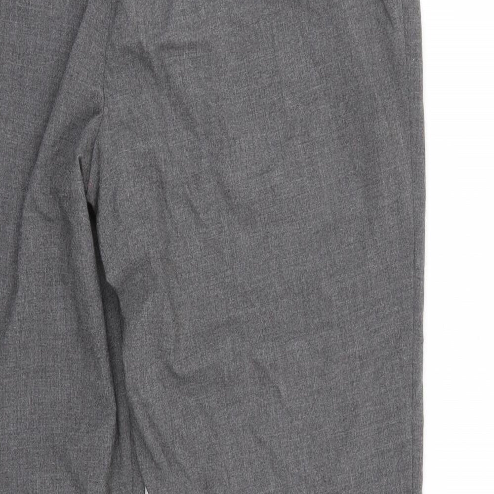 Womens UK Size 12 Marks and Spencer Regular Fit Grey Trousers