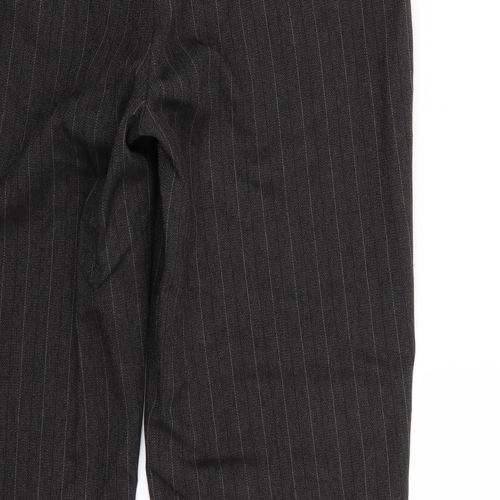 F&F Womens Grey Trousers Size 12 L28.5 in