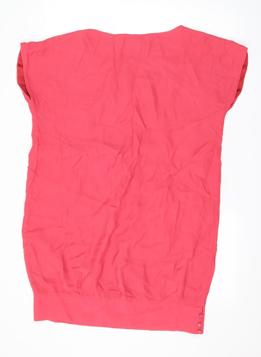 Zara Womens Pink T-Shirt Dress Size L