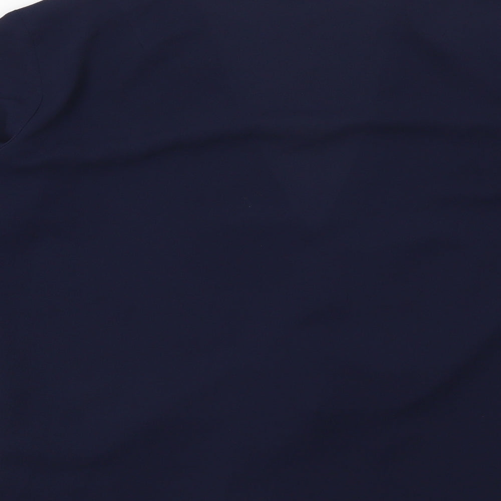 Womens UK Size 8 Topshop Blue Basic Blouse