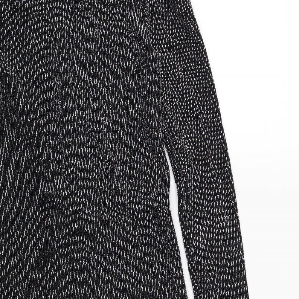 H&M Womens Black Geometric Shift Size XS