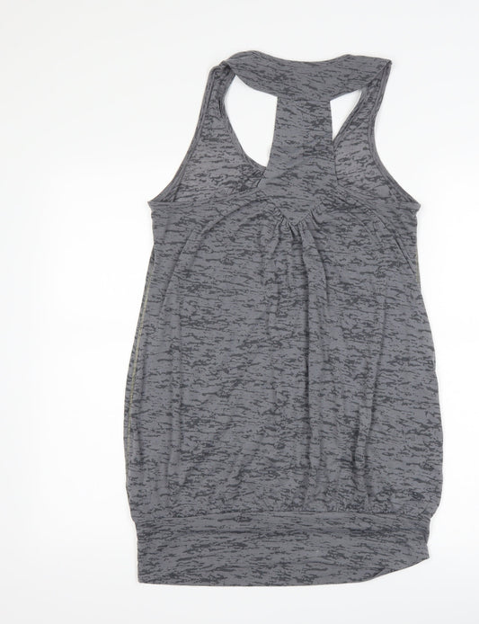 Select Womens Grey Basic Tank Size 10 - peace