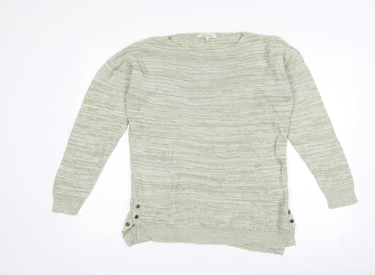 Peacocks Womens Green Pullover Jumper Size M