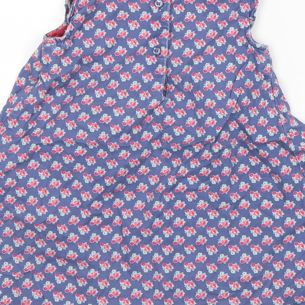 Boots Mini Club Girls Blue Floral A-Line Size 18-24 Months