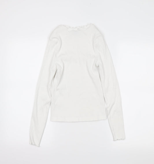 newlook Womens White Tunic Polo Size 12