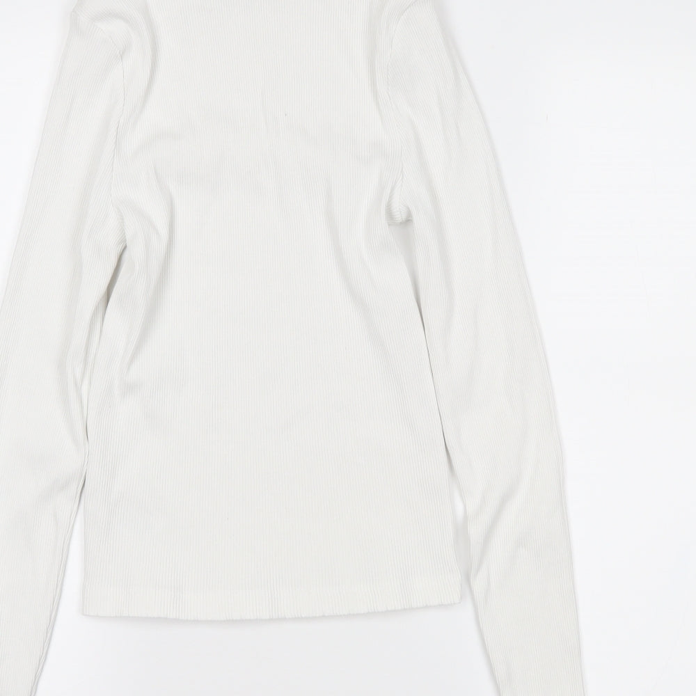 newlook Womens White Tunic Polo Size 12