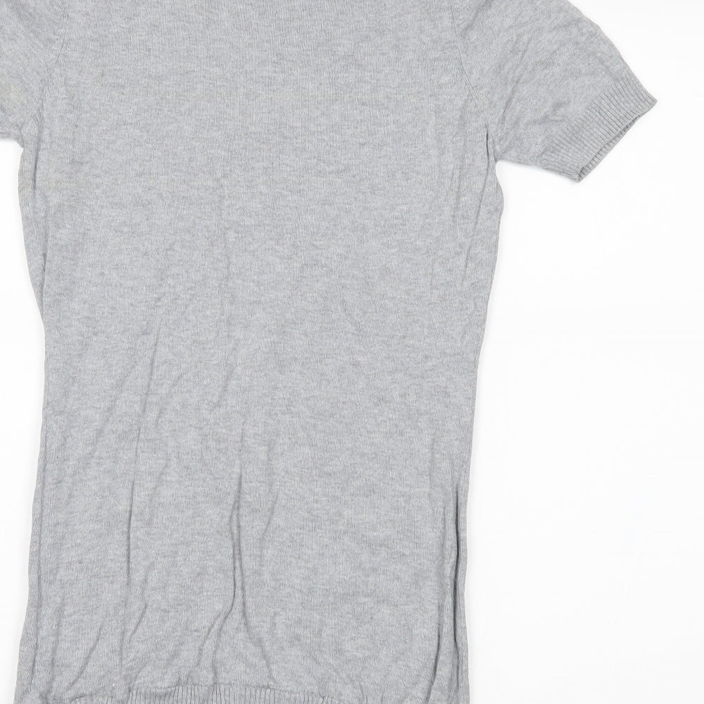 redherring Womens Grey Tunic Jumper Size 12
