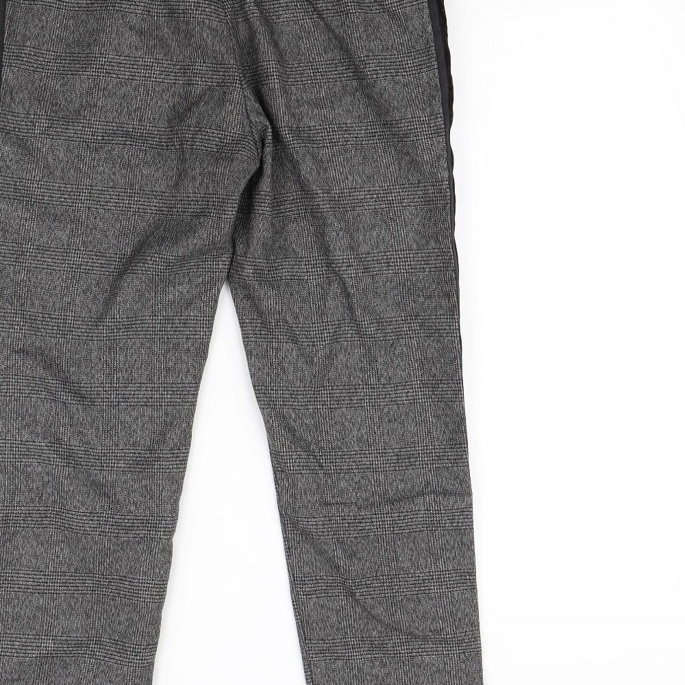 Mens UK Size 30 in Mennace Grey Dress Pants Trousers