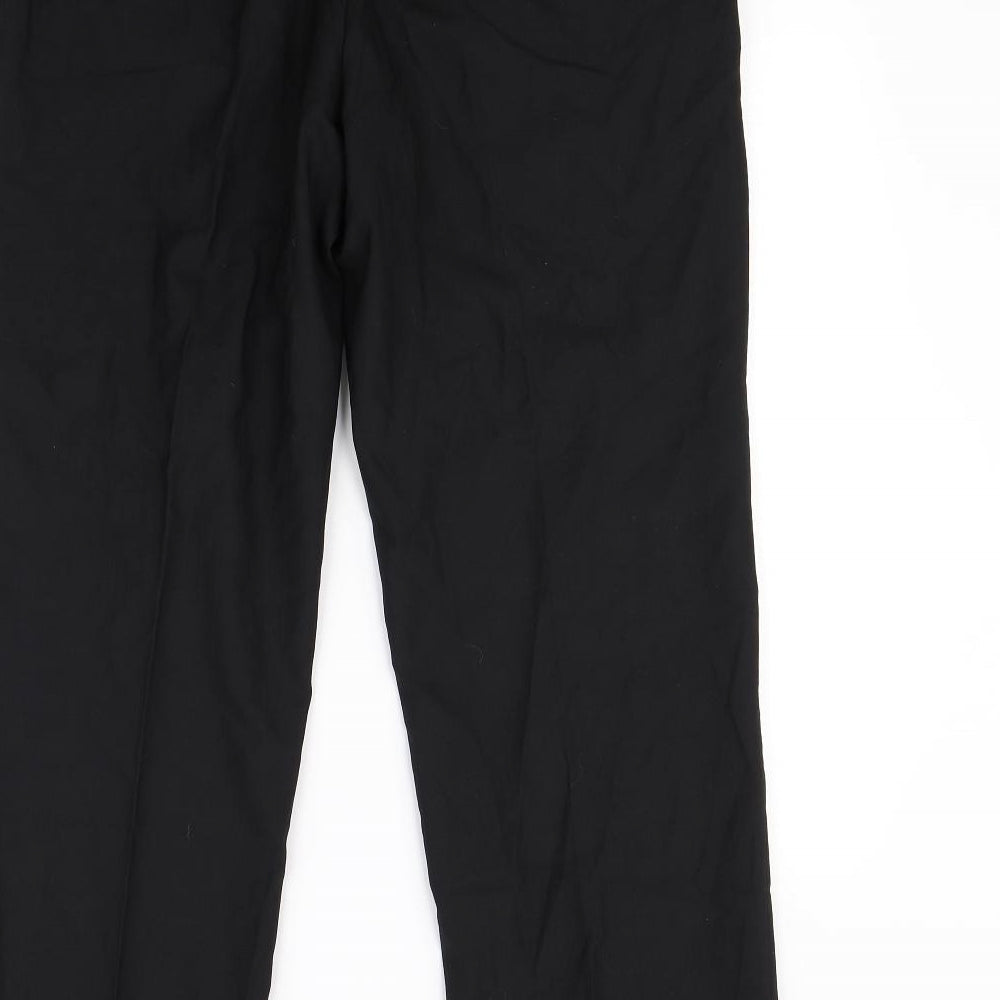 Preworn Mens Black Dress Pants Trousers Size 34 in L30 in