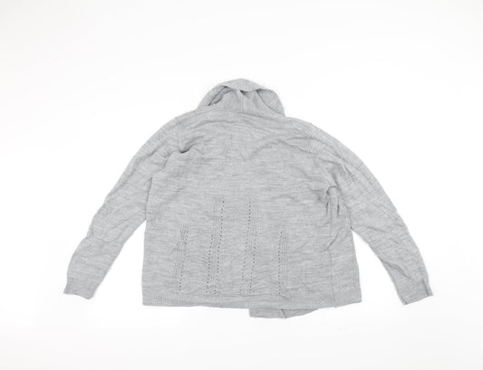 Autonomy Womens Grey Jacket Coatigan Size M