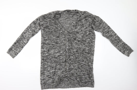 Divided Womens Grey Cardigan Jumper Size M